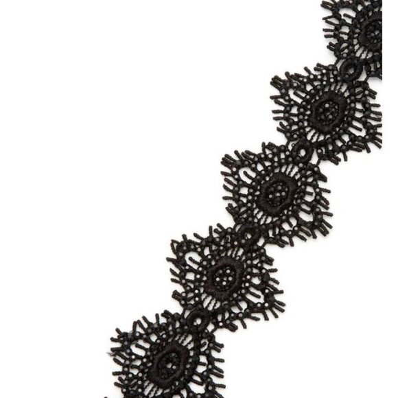 Amrita Singh Black Marta Lace ChoKer Necklace - Picture 2 of 3